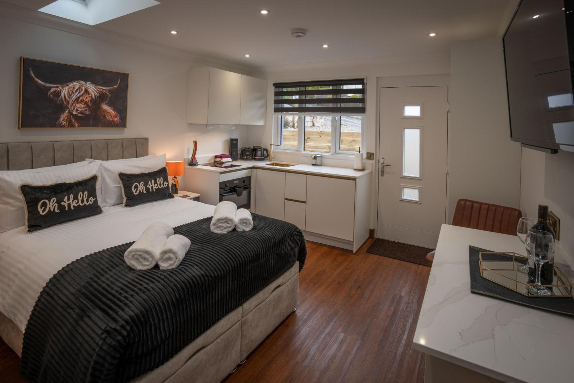 Heather Nook- Luxury Studio In Pitlochry Buitenkant foto